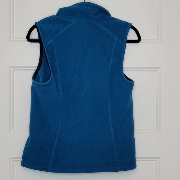 Patagonia Vest Women Small Blue Seaport Synchilla Polyester Fleece Medium - Picture 3 of 3